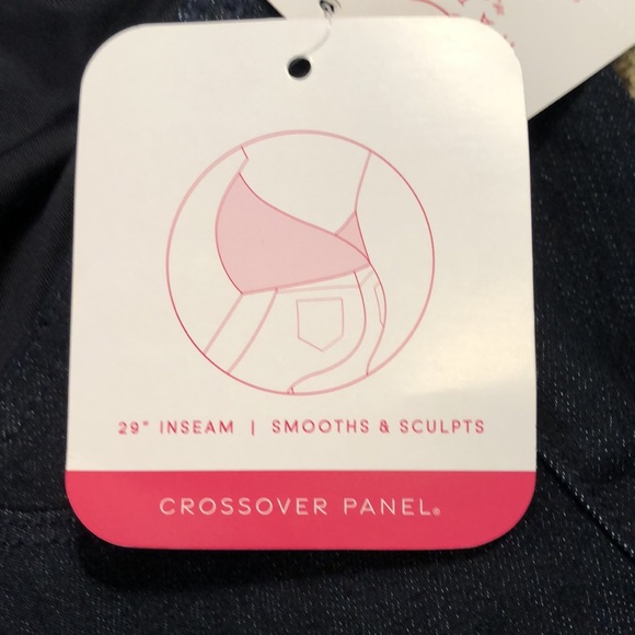 Isabel by Ingrid & Isabel NWT crossover panel jeans sz6 - Picture 8 of 11